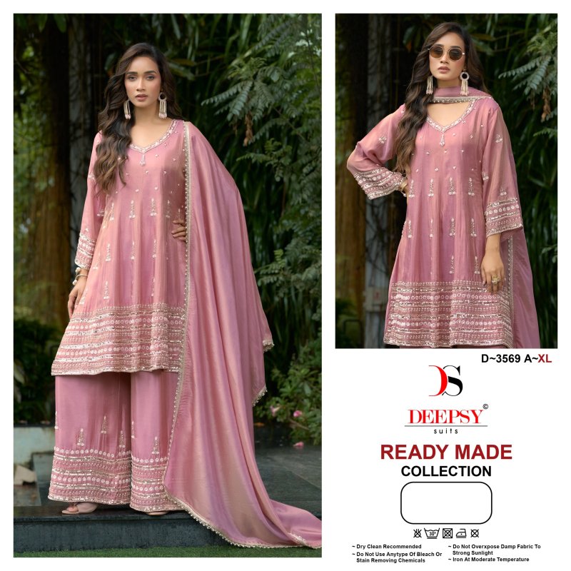D 3569 A To D By Deepsy Viscose Tissue Silk Salwar Kameez 